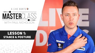 A Live Darts Masterclass  Lesson 1  Stance and Posture [upl. by Anailil858]