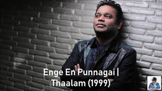 Enge En Punnagai  Thaalam 1999  AR Rahman HD [upl. by Ittap]