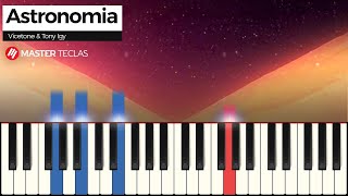 Meme do Caixão  Vicetone amp Tony Igy  Astronomia  Piano Tutorial  Partitura [upl. by Audry]