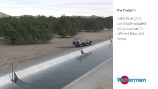 Automatic Water Level Control Gates for Canals by Waterman [upl. by Herta889]