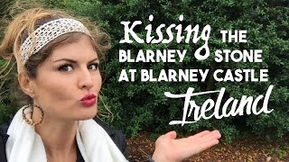 Kissing The Blarney Stone at Blarney Castle Ireland [upl. by Xavler]