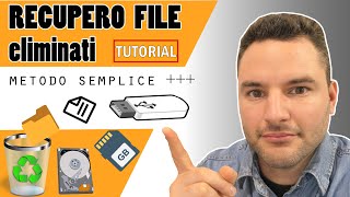 RECUPERA FILE cancellati dal PC chiavetta USB o scheda SD software recuva tutorial [upl. by Wren222]