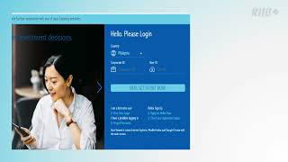 RHB Reflex  How to Perform First Time Login [upl. by Jacqueline660]