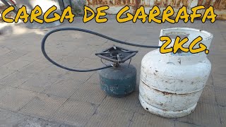 COMO CARGAR UNA GARRAFITA DE 2KG DE GAS DE CAMPING [upl. by Salter719]