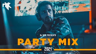 DJ NYK  New Year 2021 Party Mix  Yearmix  Non Stop Bollywood Punjabi English Remix Songs [upl. by Aizirk]