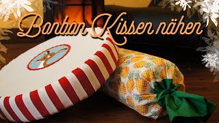 Bonbon Kissenbezüge nähen Tutorial  FUN ✂ ✁ ✁ [upl. by Voss529]