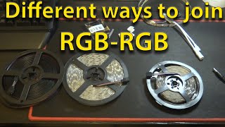 5 Different Ways to connect your RGB Light Strip NO SOLDERING [upl. by Aloysius]