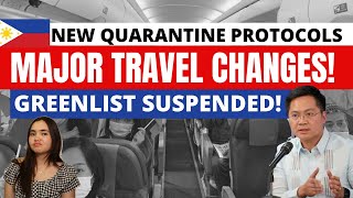 JUST INMAJOR TRAVEL CHANGES IN THE PHILIPPINESTRAVEL RESTRICTIONSQUARANTINE PROTOCOLS ampREOPENING [upl. by Anisamot169]