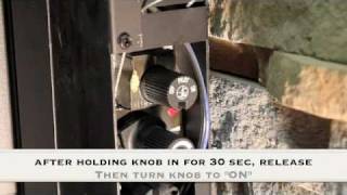 How To Light Pilot Light On Gas or Propane Fireplacem4v [upl. by Rolland]