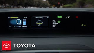 Toyota HowTo Prius HeadUp Display  Toyota [upl. by Salomi]