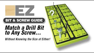 EZ Match Bit amp Screw Guide [upl. by Binky]