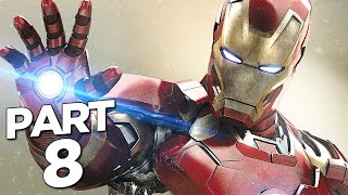 MARVELS AVENGERS Walkthrough Gameplay Part 8  IRON MAN 2020 FULL GAME [upl. by Cire582]