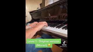 4 difficulty levels to play Turkish March on Piano [upl. by Abbub]