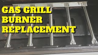 Easy DIY Repair Gas Grill Burner Replacement [upl. by Uase]