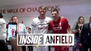 Inside Anfield Liverpool FC Legends v AC Milan  Gerrard Pirlo Carragher Kaka and more [upl. by Adniroc405]