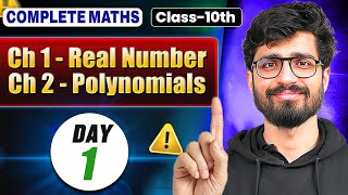 Class 10 Maths  Day 1  Real Numbers amp Polynomials  Class 10  Alakh Pandey  Ritik Sir [upl. by Aleacim]