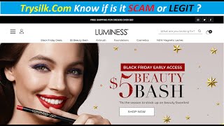 SCAM ALERT  Trysilk Reviews  TrysilkCom Know if is it SCAM or LEGIT  Luminess Air Silk Reviews [upl. by Yevrah239]