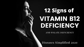 12 Signs of Vitamin B12 and Folate Deficiency [upl. by Nomsed]