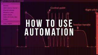 How To Use Automation Clips FL Studio Tutorial [upl. by Ajssatsan]