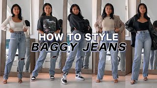 HOW TO STYLE BAGGY JEANS  Casual Streetstyle amp Dressy Christine Le [upl. by Naenej]