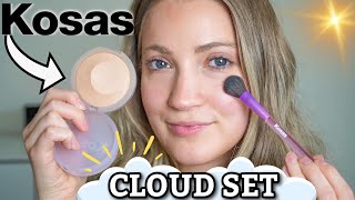 Kosas Cloud Set Setting Powder REVIEW amp DEMO [upl. by Nnylav12]