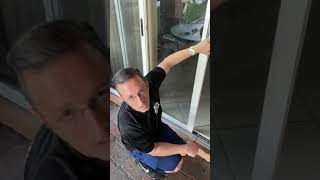 how to open sliding glass door [upl. by Sitelc]