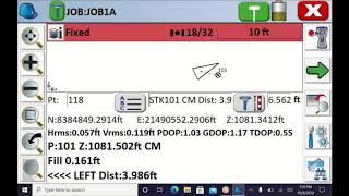 Carlson SurvPC Fundamentals 56 – Stakeout Points in SurvPC [upl. by Ariaek]