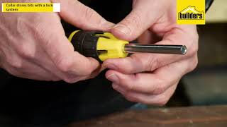 Stanley Ratcheting Screw Driver Product Demo [upl. by Ateloj]