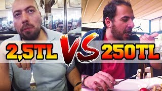 25 TL VS 250 TLlik Öğle Yemeği [upl. by Aivlys]