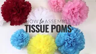 How to Open A Tissue Pom [upl. by Ydospahr]