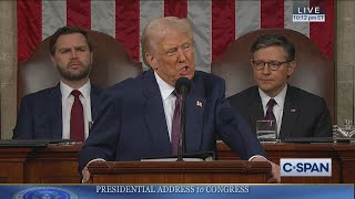 President Trump Addresses Joint Session of Congress [upl. by Llerrat]