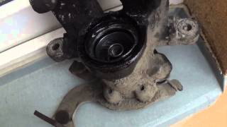 How to repair rear brake caliper Toyota Auris  Corolla [upl. by Irami793]