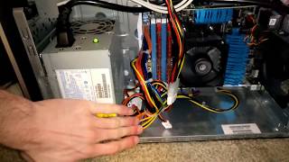 how to put a ATX motherboard in a micro ATX case [upl. by Zosi21]