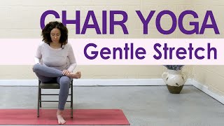 Chair Yoga Exercises for Hip Pain [upl. by Alyehc]