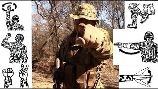 INFANTRYMANS GUIDE Basic Hand amp Arm Signals [upl. by Neelie]