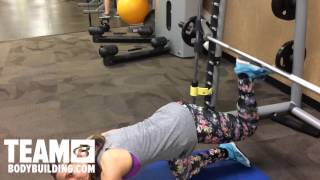 Single Leg Glute Kickback using the Smith Machine [upl. by Yllen]