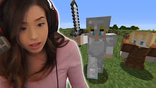 I Spoke To Pokimane in Minecraft [upl. by Simonne]