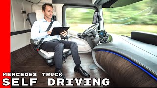 Mercedes Benz Self Driving Autonomous Semi Truck [upl. by Nissy]