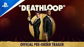 Deathloop  Official PreOrder Trailer  PS5 [upl. by Anuqahs177]