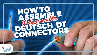 How to Assemble amp Disassemble Deutsch DT Connectors [upl. by Roz]