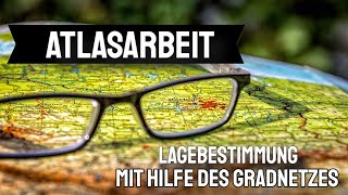 Atlasarbeit  Gradnetz  Lagebestimmung  Entfernung berechnen [upl. by Annaliese970]