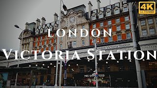 London Victoria Station Walk Through England 4K [upl. by Wrightson]