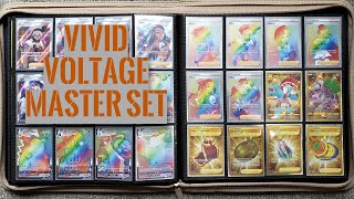 Pokemon Vivid Voltage Complete Master Set  345 Cards with 3 Exclusives  Rainbow Pikachu VMAX [upl. by Rich]