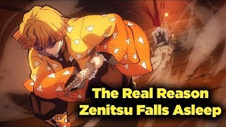 the real reason Zenitsu Falls Asleep amp How FAST is He Demon Slayer Explained Kimetsu no Yaiba [upl. by Jedd]