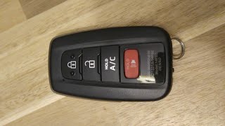 Prius Key Fob Battery Replacement  DIY [upl. by Wilsey]