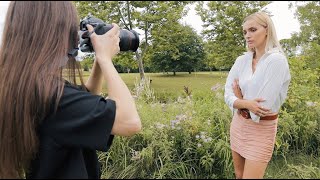 Outdoor Portrait Photography Tutorial  How I take photos outside [upl. by Lisabeth]