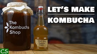 First Try at Making Kombucha  Kit From The Kombucha Shop [upl. by Kennet845]