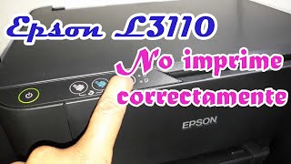 😊Impresora Epson L3110 no imprime correctamente sus colores [upl. by Llenrep]