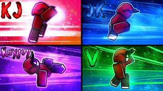 I Added EVERY KJ UNLIMITED FLEXWORKS in ROBLOX The Strongest Battlegrounds [upl. by Joline]