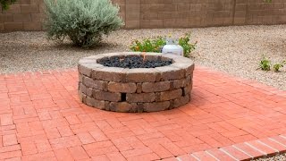 How To Install A Gas Fire Pit [upl. by Haywood]